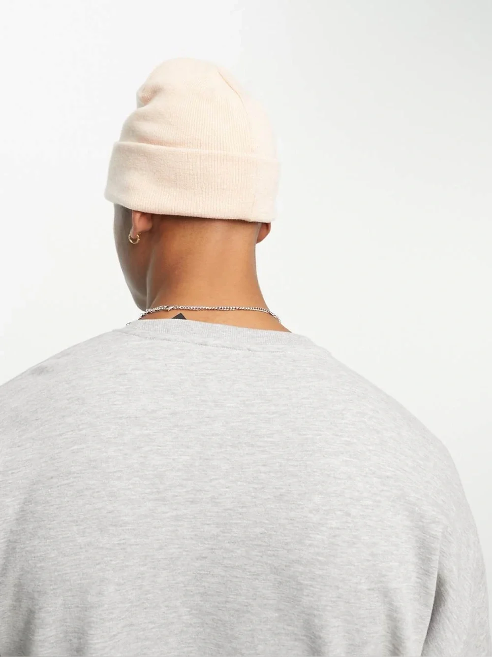 Timberland Tonal 3D embroidery beanie in light pink